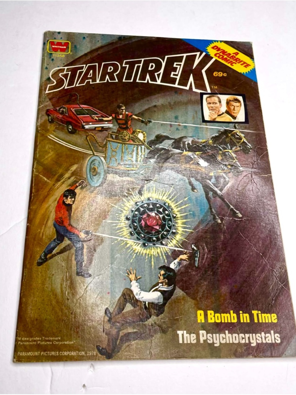 STAR TREK: A BOMB IN TIME - THE PSYCHOCRYSTALS DYNOBRIGHT WHITMAN COMICS 1978